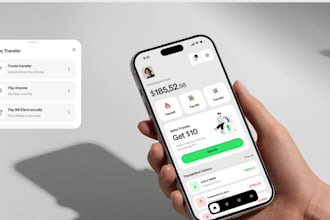 build payment app money transfer app online bank app digital wallet app