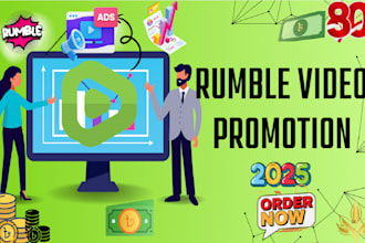organically promote your rumble videos for real views, followers, and engagement