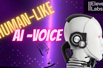 convert text to natural human ai voiceover on elevenlabs