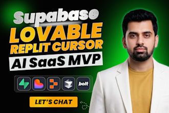 build ai saas mvp using lovable, supabase, cursor and replit