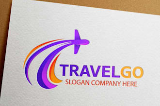 design a custom airline, aviation, or travel logo