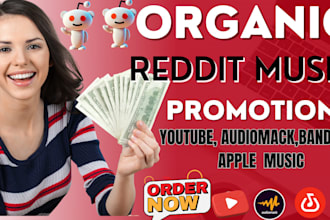 do youtube music promotion, audiomack, bandlab and apple music via reddit post