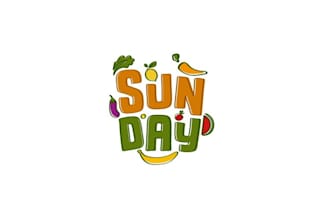 design fruit and vegetable store logo
