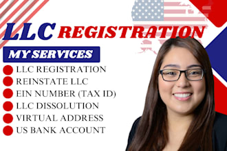 us llc registration, ein, amend llc, dissolve US llc, close ein,boi report, itin