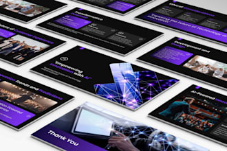 design or redesign pitch deck and presenation