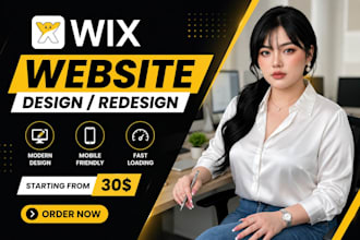 design and redesign wix studio website