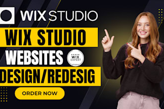 design and redesign wix studio website