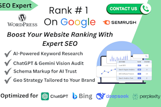 do full SEO for your website for google rankings
