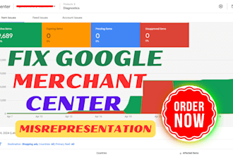fix misrepresentation in google merchant center
