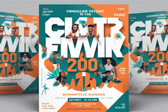 be your bussiness flyer design expert,canva flyer design,brouchure design,canva
