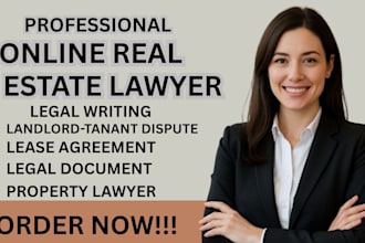 draft custom real estate contract agreement legal document to protect property