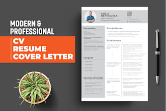 build modern job winning CV and resume redesign or rewrite your old CV