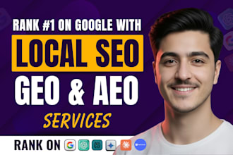 do monthly website GEO SEO aeo, local and off page backlinks building
