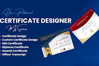 certificate design, college transcript, high school transcript ged certificates