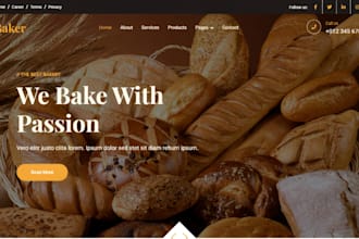 design squarespace bakery website cake shop website pastry store menu gallery