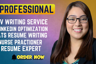 write a registered nurse, practitioner cv, ats medical resume and cover letter