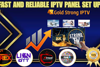 fully set up iptv reseller panel, iptv configuration, iptv panel, rebranding