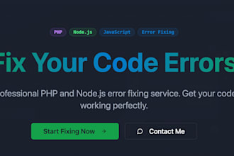 fix any PHP or react error
