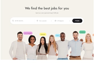 develop recruitment wordpress job board website, healthcare staffing website