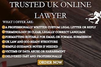 draft a gdpr breach notice, dsar response, or ico complaint escalation letter