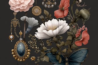 design bespoke  models of jewelry for casting and printing