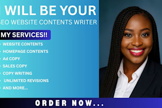 deliver a professional website copywriting, email copy, and SEO website content