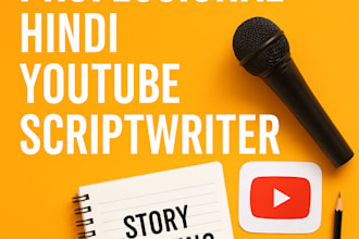 write youtube scripts in hindi or english