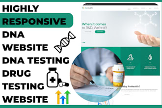 build highly responsive dna website dna testing drug testing website