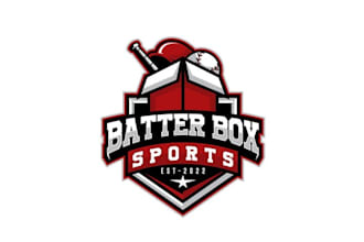 make corporate sports logo for modern baseball website