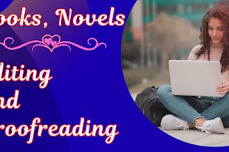 do proofreading and book , ebook editing