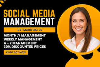 do monthly social media management and social media manager monthly