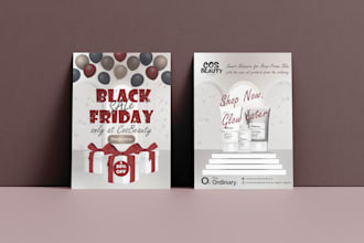 design a promotional and professional poster