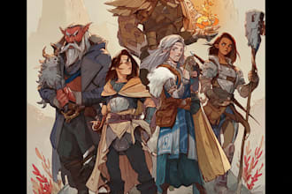 draw your dnd party