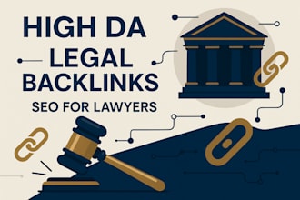 build high authority law, lawyer and legal backlinks for SEO ranking