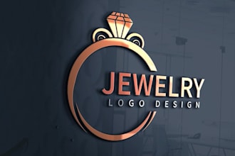 design a modern jewelry logo