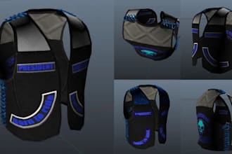 custom fivem cloth kuttes vest biker clothing mods with unique patches   edit