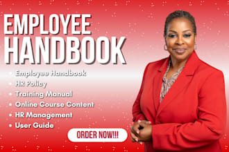 craft HR policy, hr forms, template kit, employee handbook, training manual