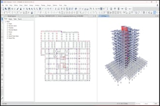 draughts and design buildings with expertise in autocad and etabs