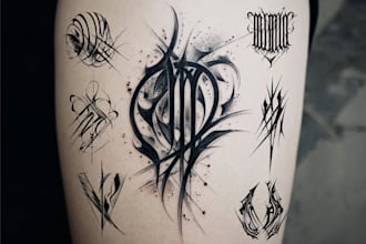 not design an average calligraphy tattoo