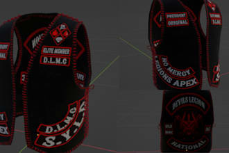 create fivem clothing mc kuttes  patches biker vests fivem mlo fivem chain