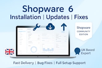 fix shopware6, do shopware shop update, install shopware community edition