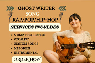 be your fav female pop singer, ghoswriter rap song, hip hop, singer songwriter