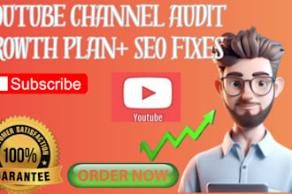 audit your youtube channel and create a powerful growth strategy