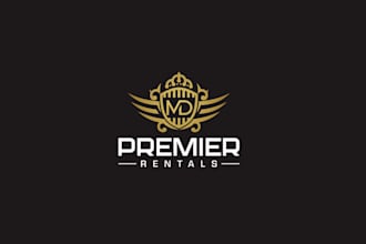 design looking sharp professional premier car rental logo