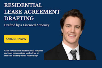 draft a residential lease agreement