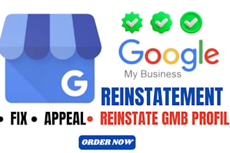 reinstate and fix suspended google my business profile appeal gmb reinstatement