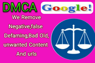 remove unwanted defaming leaked bad link post articles news websites from google