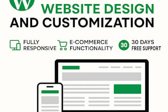 do wordpress bug fix, web design and redesign