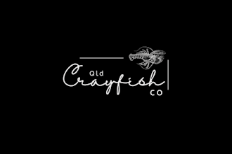 design queens land crayfish farm logo