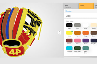 design gloves and integrate 2d 3d product configurators with zakeke and kickflip